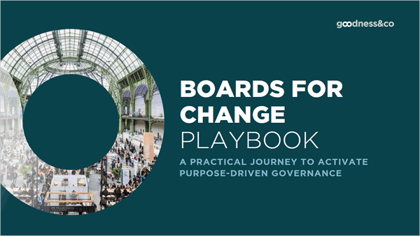 Boards for change playbook